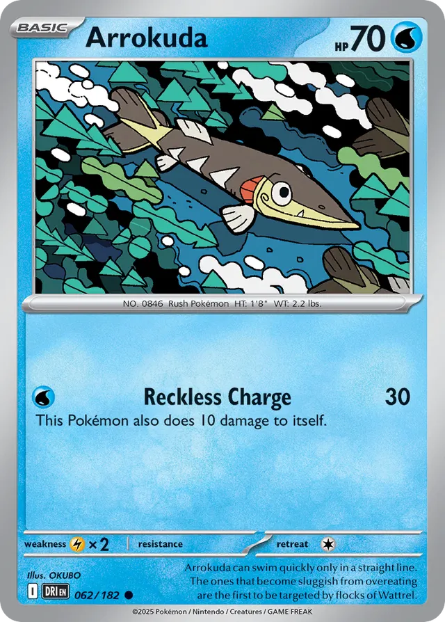 Arrokuda Destined Rivals 062/182 Common