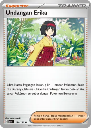 Erika's Invitation (Pokémon Card 151 161/165)