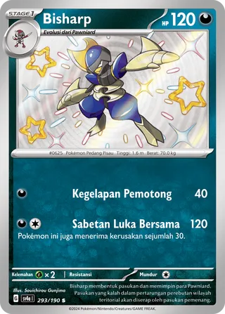 Bisharp (Shiny Treasure ex 293/190)