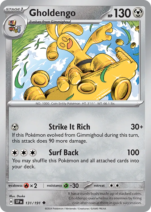 Gholdengo Surging Sparks 131/191 Uncommon
