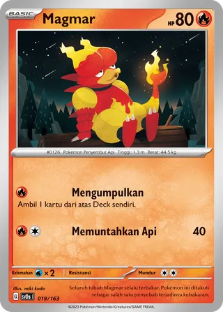 Magmar (ex Compact Deck 019/163)