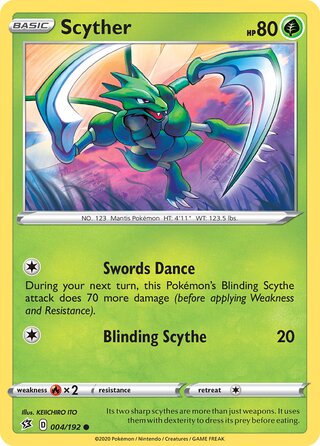 Scyther (Rebel Clash 004/192)