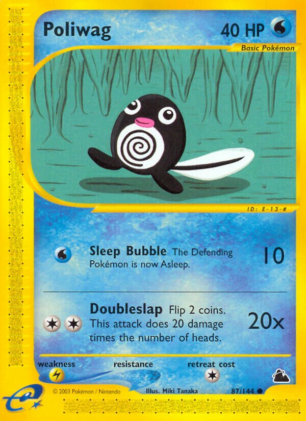 87/144 Poliwag SK Common
