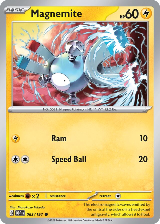 063/197 Magnemite OBF Common