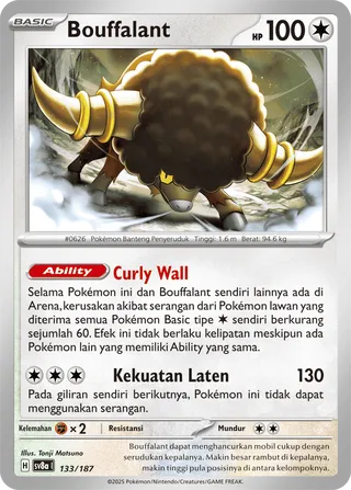 Bouffalant (Terastal Festival ex 133/187)