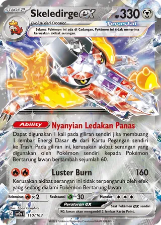 Skeledirge ex (ex Compact Deck 110/163)
