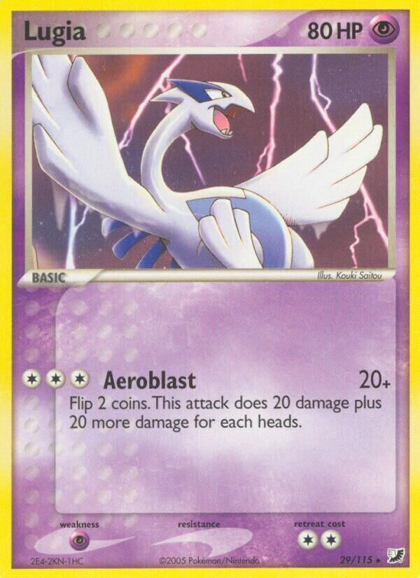 Lugia Unseen Forces 29/115 Rare