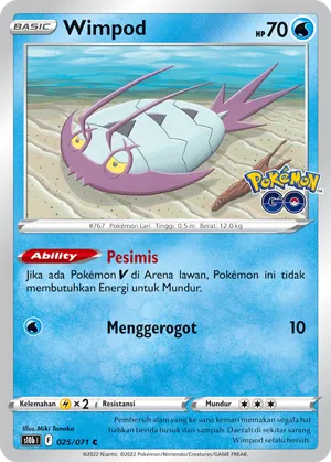 Wimpod (Pokémon GO 025/071)