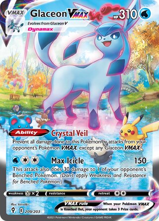 Glaceon VMAX (Evolving Skies 209/203)