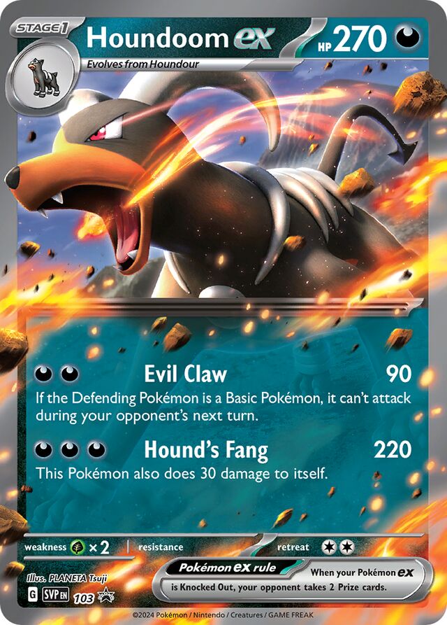 Houndoomex SVP Black Star Promos 103
