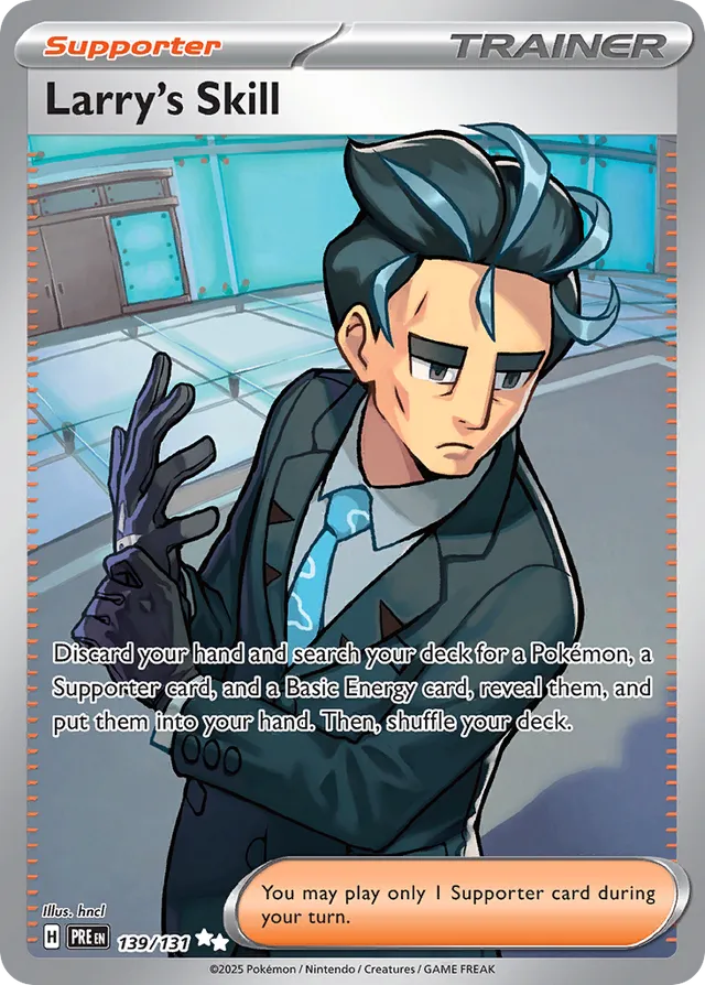 Larry's Skill Prismatic Evolutions 139/131 Ultra Rare