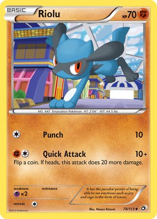 Riolu (Legendary Treasures 79/113)