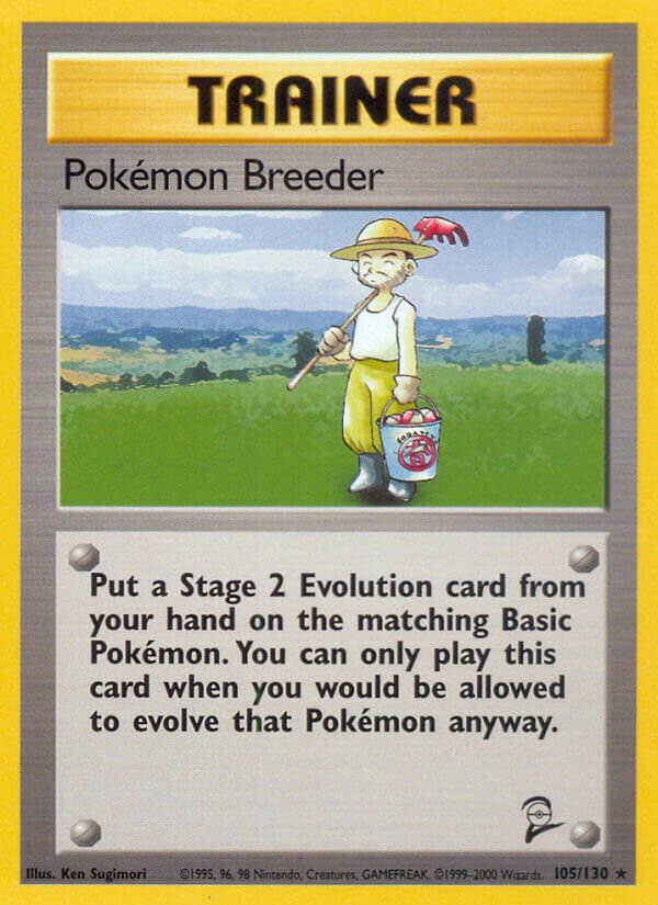 Pokémon Breeder Base 2 105/130 Rare