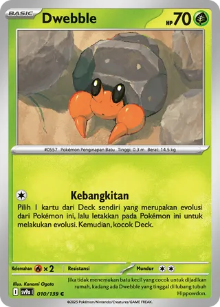 Dwebble (Bonds of Destiny 010/139)