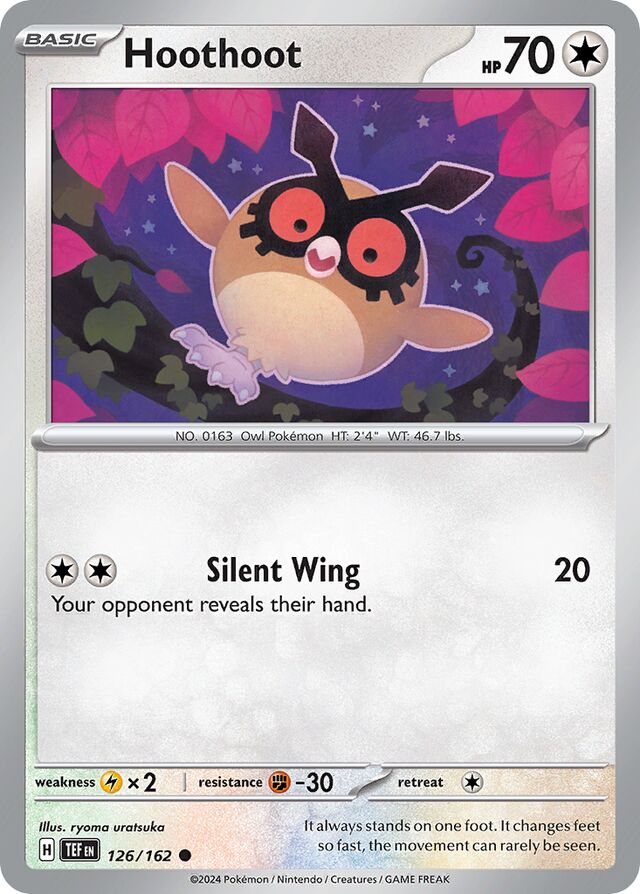 126/162 Hoothoot TEF Common