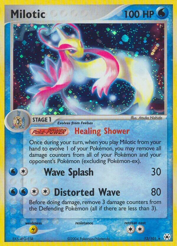 12/101 Milotic HL Rare Holo