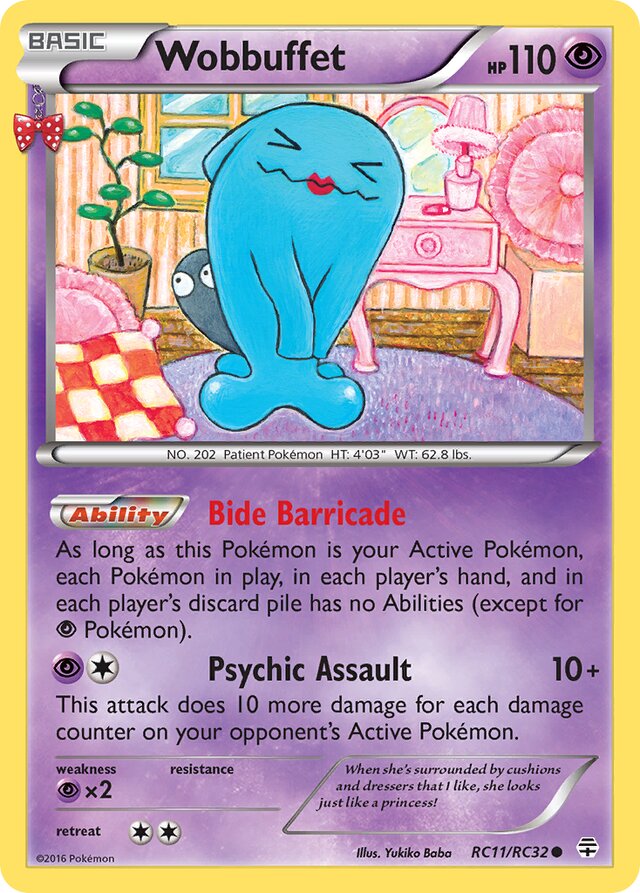 Wobbuffet Generations Radiant Collection RC11/RC32 Common