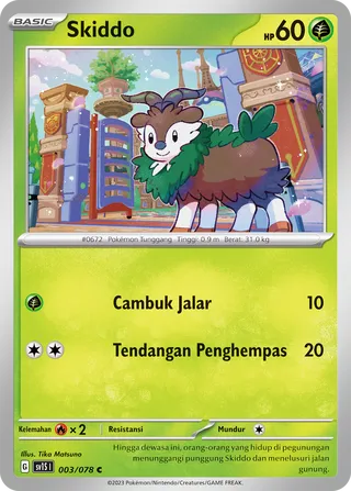 Skiddo (Scarlet ex 003/078)