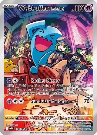 Team Rocket's Wobbuffet (Presence of Champions 148/138)