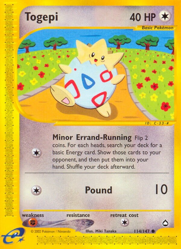 114/147 Togepi AQ Common