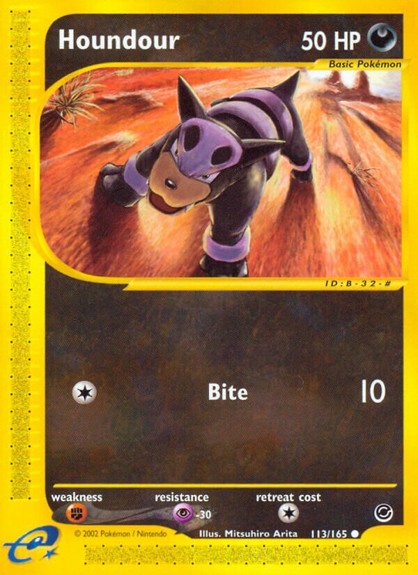 113/165 Houndour EX Common