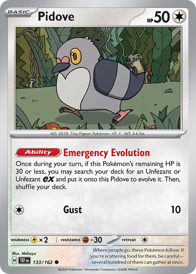 133/162 Pidove TEF Common