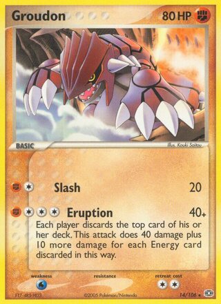 Groudon (EX Emerald 14/106)