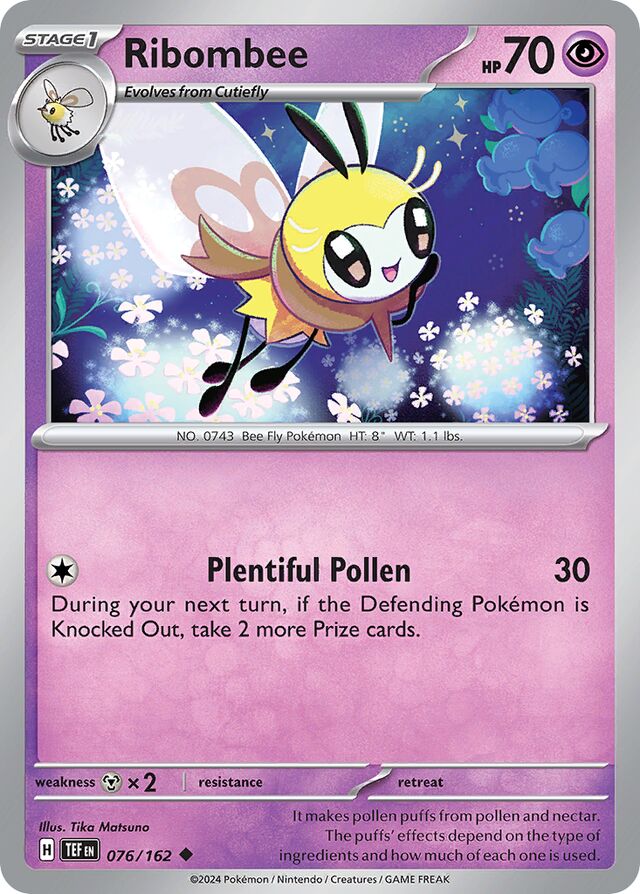 Ribombee Temporal Forces 076/162 Uncommon