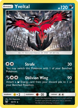 Yveltal (Shining Legends 54/73)