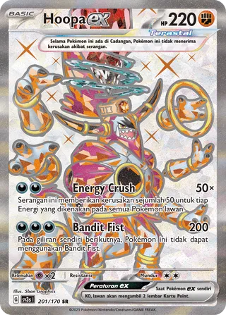 Hoopa ex (Black Shine 201/170)