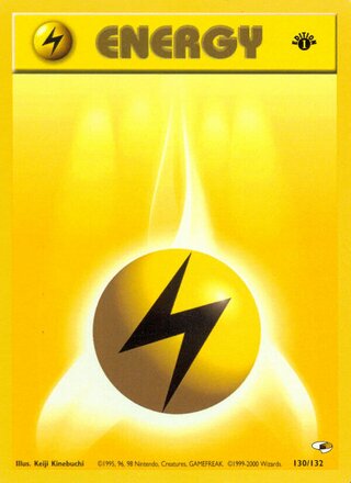 Lightning Energy (Gym Heroes 130/132)
