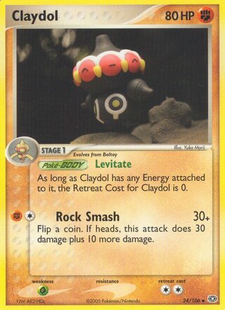 Claydol (EX Emerald 24/106)