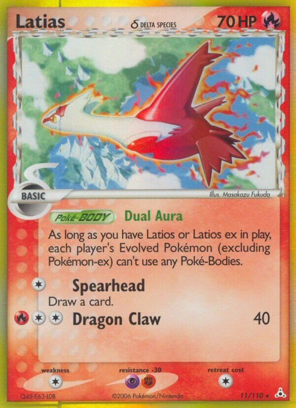 Latias δ Holon Phantoms 11/110 Rare Holo