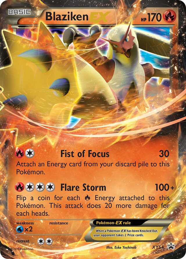 BlazikenEX XY Black Star Promos XY54 PROMO