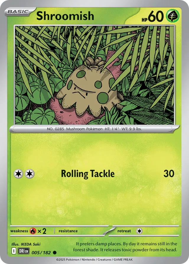 Shroomish Destined Rivals 005/182 Common