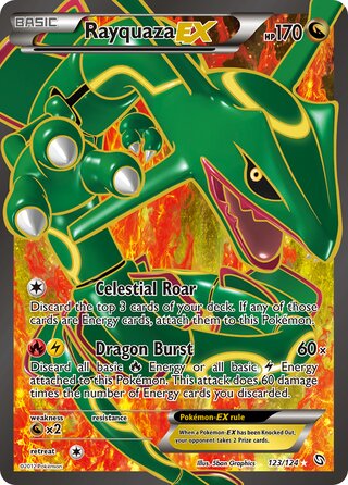 Rayquaza-EX (Dragons Exalted 123/124)