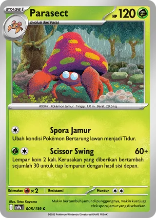 Parasect (Bonds of Destiny 005/139)