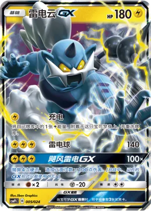 Thundurus-GX (Battle Party Set (Reward Pack) 005/024)