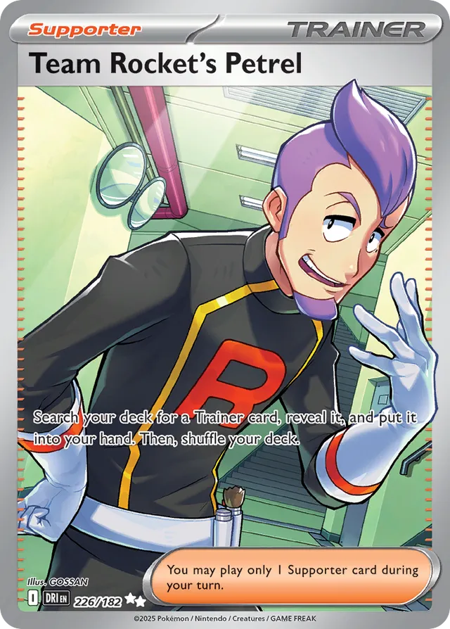 Team Rocket's Petrel Destined Rivals 226/182 Ultra Rare
