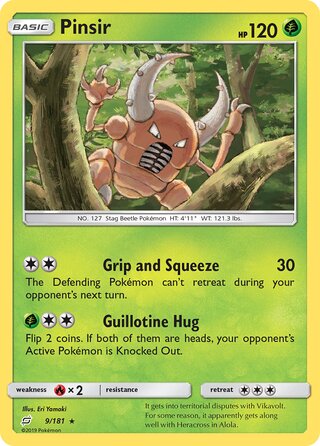 Pinsir (Team Up 9/181)