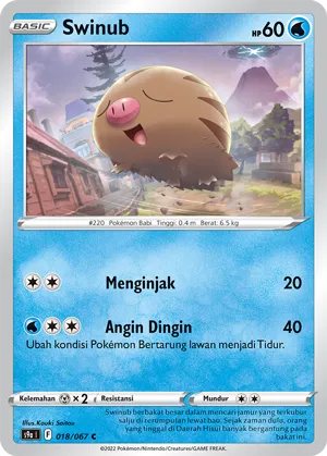 Swinub (Battle Region 018/067)