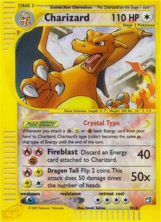 Charizard (Box Toppers (e-Card Series) 9/12)