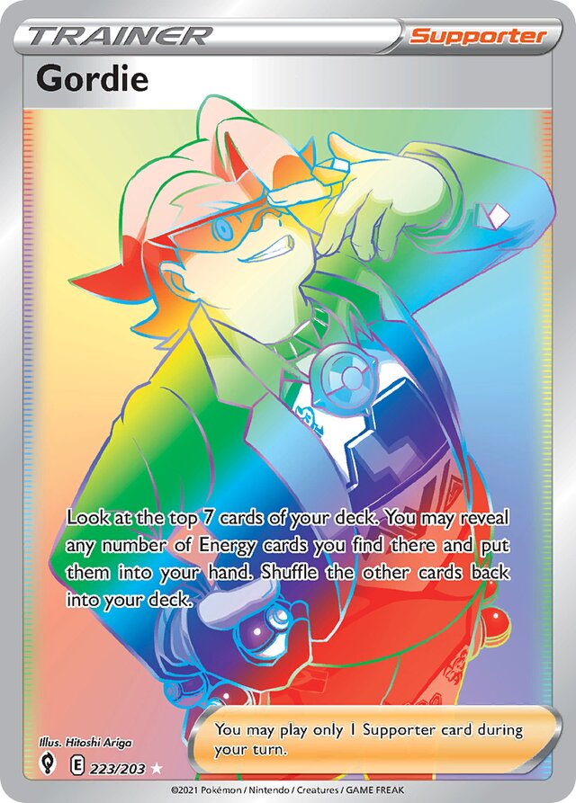 223/203 Gordie EVS Rare Rainbow