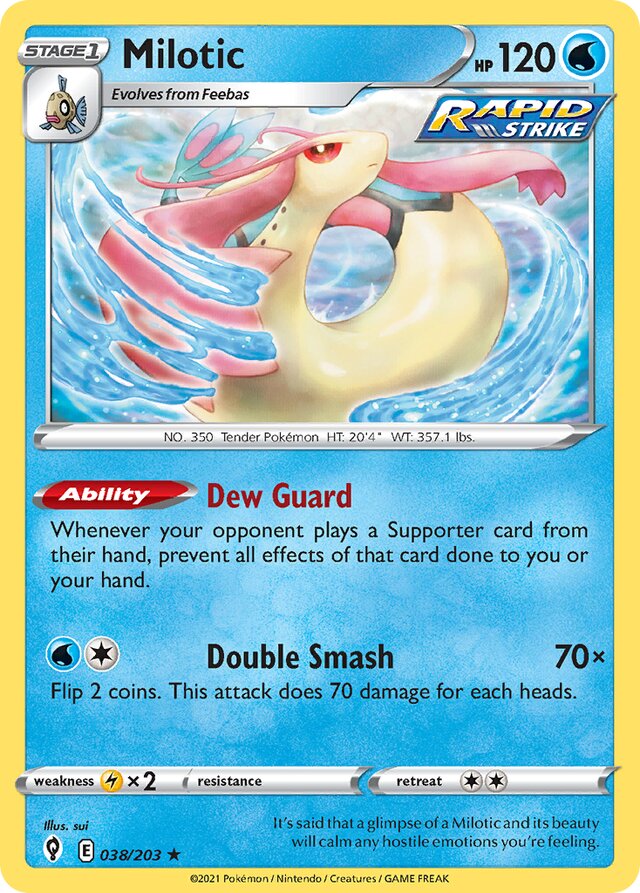 038/203 Milotic EVS Rare