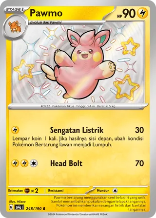 Pawmo (Shiny Treasure ex 248/190)