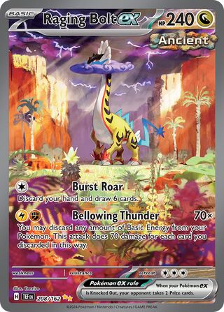 Raging Bolt ex (Temporal Forces 208/162)