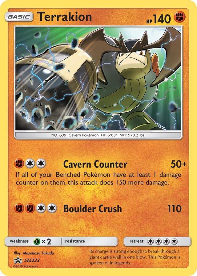 SM223 Terrakion SMP PROMO