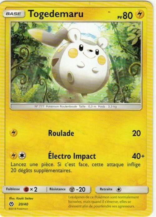 Togedemaru McDonald's Collection 2018 (French 20/40 —