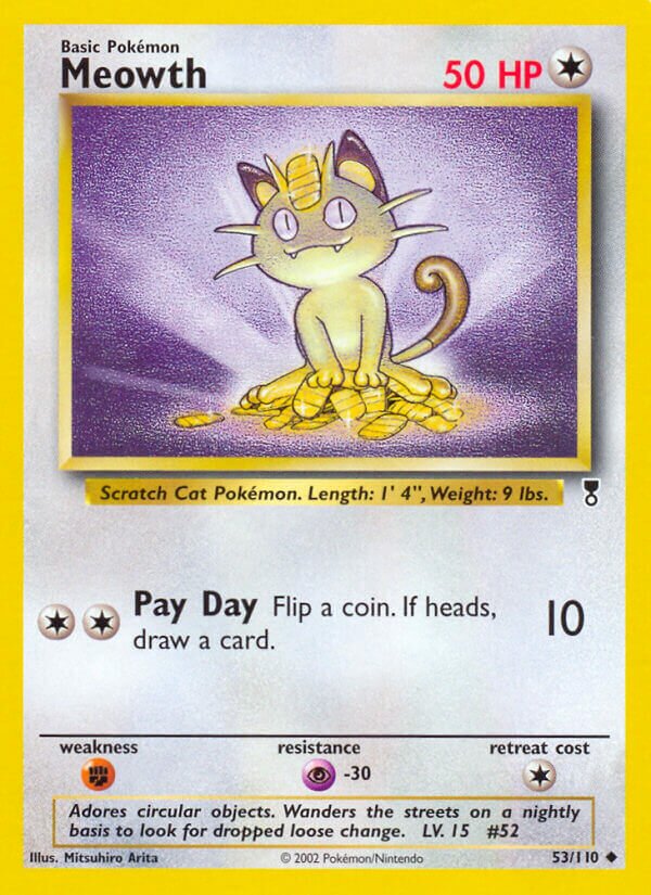 53/110 Meowth LC Uncommon
