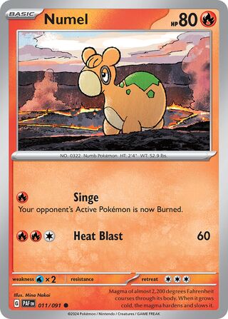 Numel (Paldean Fates 011/091)